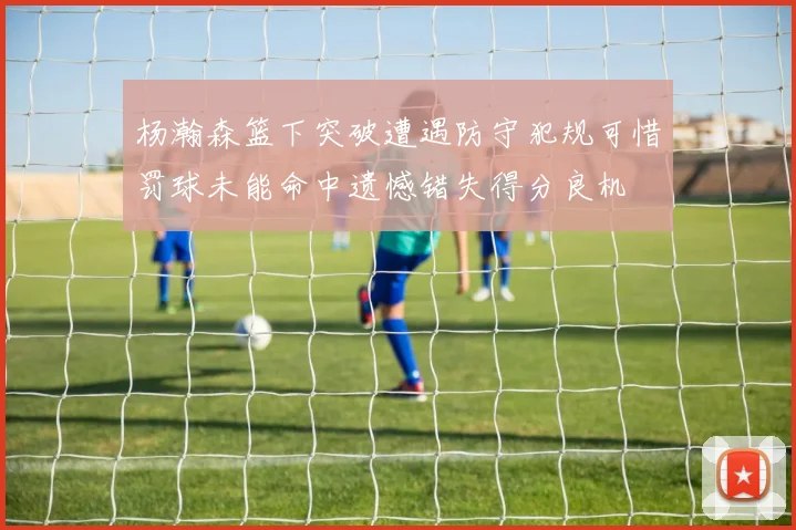 杨瀚森篮下突破遭遇防守犯规可惜罚球未能命中遗憾错失得分良机